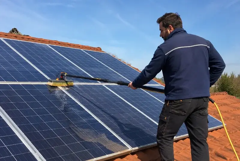 Nettoyage et entretien de panneaux solaires à Guérande